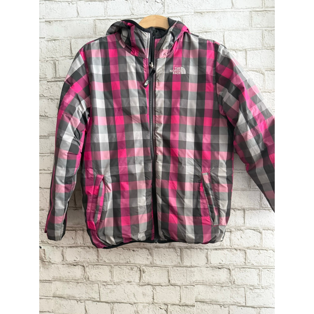 NWOT The North Face Girls Reversible Hooded Down Puffer 550 size XL/18